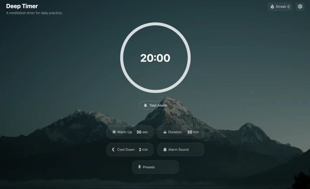 Deep Timer preview